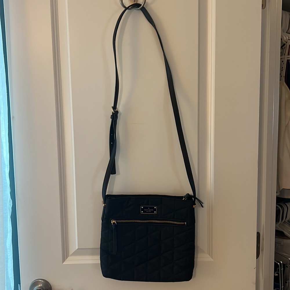 Kate Spade quilted crossbody, Black - Picture 3 of 5